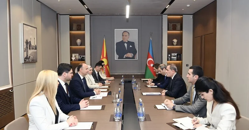 Azərbaycan və Şimali Makedoniya arasında regional məsələlər müzakirə olunub
