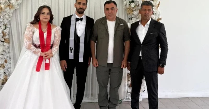 Emin Həsənli şəhid yaxınının toyunda iştirak edib