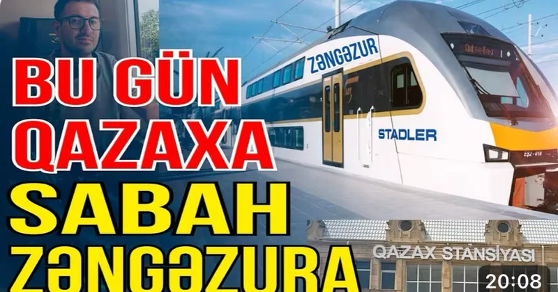 Bu gün Qazaxa, sabah Zəngəzura... Qatarla səyahətdən REPORTAJ