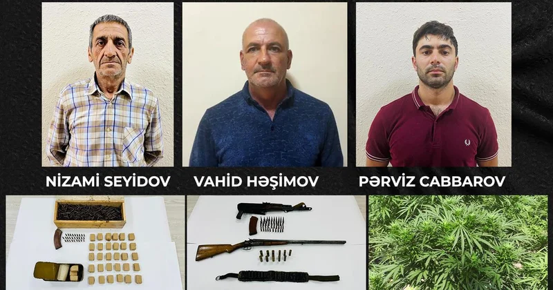 Şəkidə 3 nəfər həbs olundu