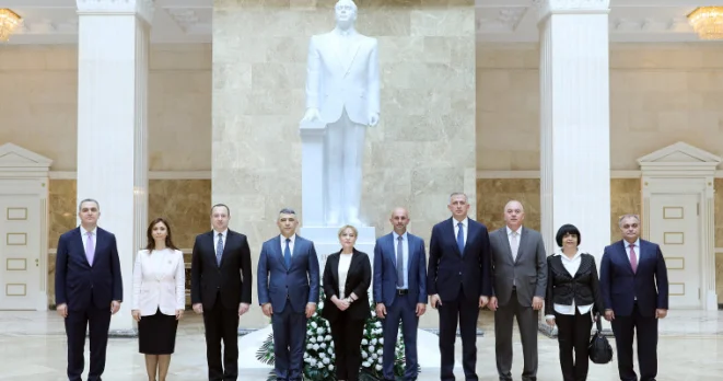 Gürcüstan Ali Məhkəməsinin nümayəndə heyəti ilə görüş keçirilib