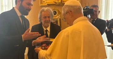 Al Paçino Vatikanda Papa ilə görüşüb...