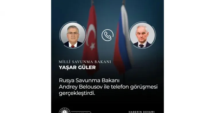 Türkiyə və Rusiya müdafiə nazirləri İran İsrail münaqişəsini müzakirə etdilər