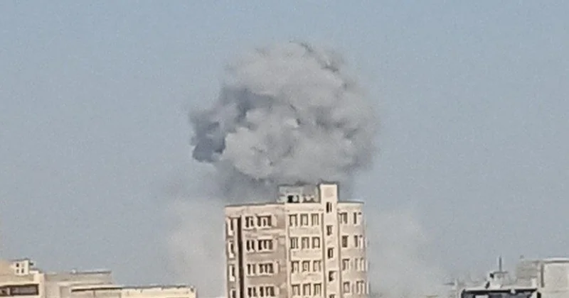 Təbrizə zərbələr endirilib: 2 zabit həlak olub FOTO