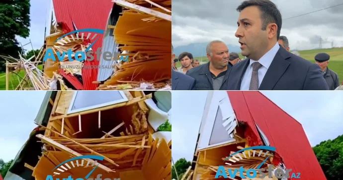 İcra başçısının qoçuları vətəndaşın torpağına girib əmlakını dağıdıb VİDEO