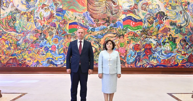 Sahibə Qafarova həmkarı ilə görüşdü FOTO