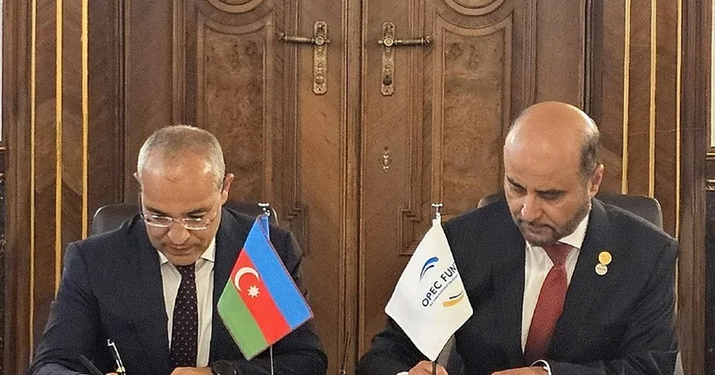 Azərbaycan OPEC Beynəlxalq İnkişaf Fondu ilə Çərçivə Sənədi imzalayıb FOTOLAR