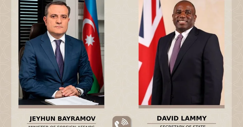 Ceyhun Bayramov və Böyük Britaniyanın XİN başçısı arasında telefon danışığı baş tutub