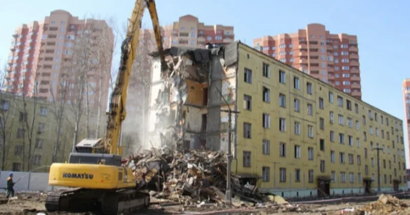 В Бинагадинском районе Баку начинается снос зданий