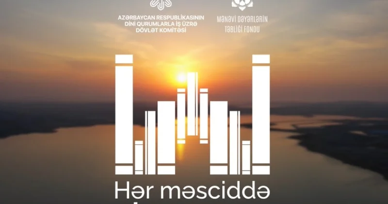 Mənəvi Dəyərlərin Təbliği Fondu “Hər məsciddə kitabxana” layihəsinə başlayır