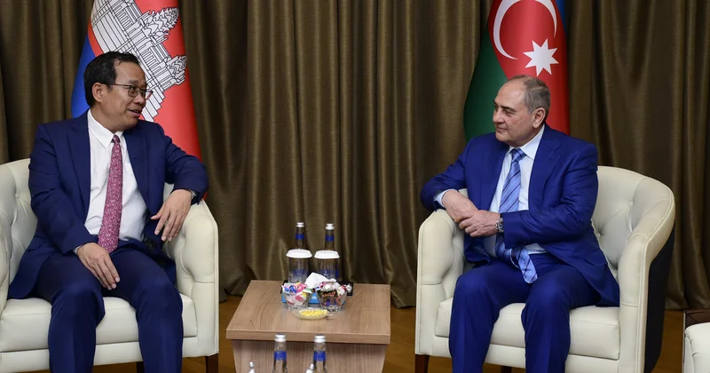 Tahir Budaqov ilə Tun Vathana arasında görüş keçirilib FOTOLAR