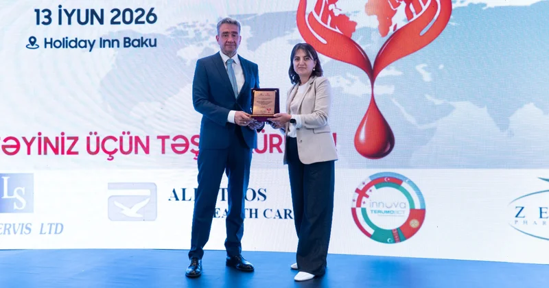 “Nazlı Ana” Fondu Ümumdünya Qan Donoru Günündə təltif olundu Fotolar