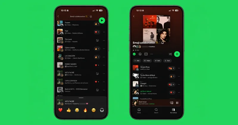 Spotify a emocilər gəldi