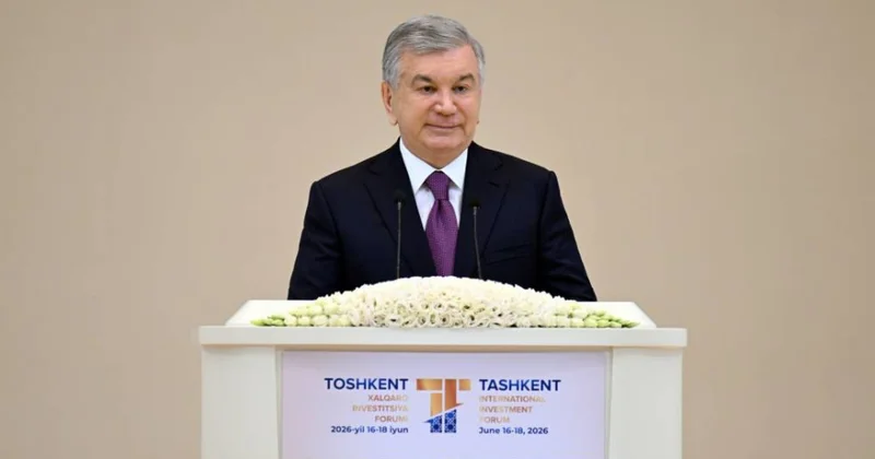 Şavkat Mirziyoyev: Biz Xəzər dənizindən keçən Orta Dəhliz nəqliyyat marşrutunu inkişaf etdiririk