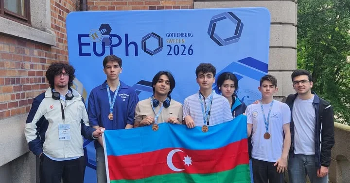 Şagirdlərimiz Avropa Fizika Olimpiadasında 4 bürünc medal qazandılar