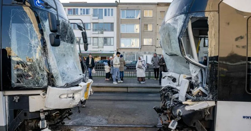 Belçikada tramvay qəzası