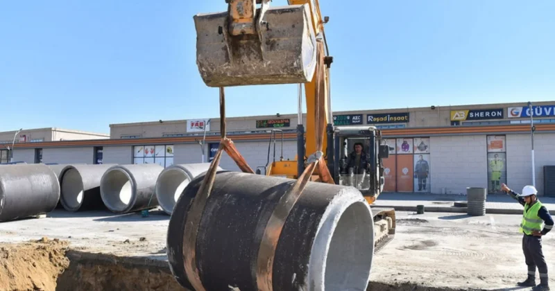 Xırdalanın kanalizasiya sistemi yenilənir