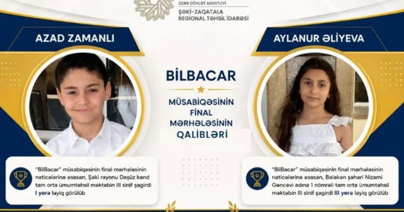 Şimal qərb bölgəsinin məktəbliləri “BilBacar” müsabiqəsində uğur qazanıblar