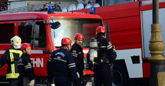 Bakıda yanğın başladı FOTO YENİLƏNİB