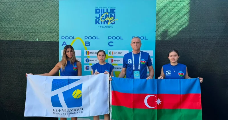 Qadın tennisçilərimiz “Billie Jean King Cup”da mübarizəyə başladı