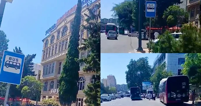 “Dayanacaq nişanı var, avtobus yoxdur” Sürücüyə yazılan cərimə müzakirə yaradır VİDEO