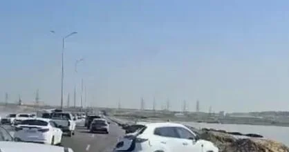 ДТП на дороге в Бёюкшор ВИДЕО