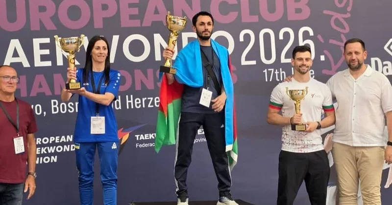 Taekvondoçularımız Klublararası Avropa çempionatıda 6 medal qazanıblar FOTO