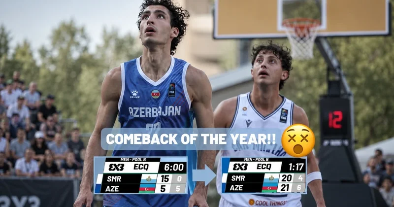 FIBA Azərbaycanın inanılmaz qələbəsini “ilin geri dönüşü” adlandırdı FOTO/VİDEO