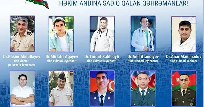 MDU rəhbərliyinin təşəbbüsü ilə Vətən Müharibəsinin Şəhid Həkimlərinin xatirəsinə həsr olunmuş anım tədbiri keçirilib