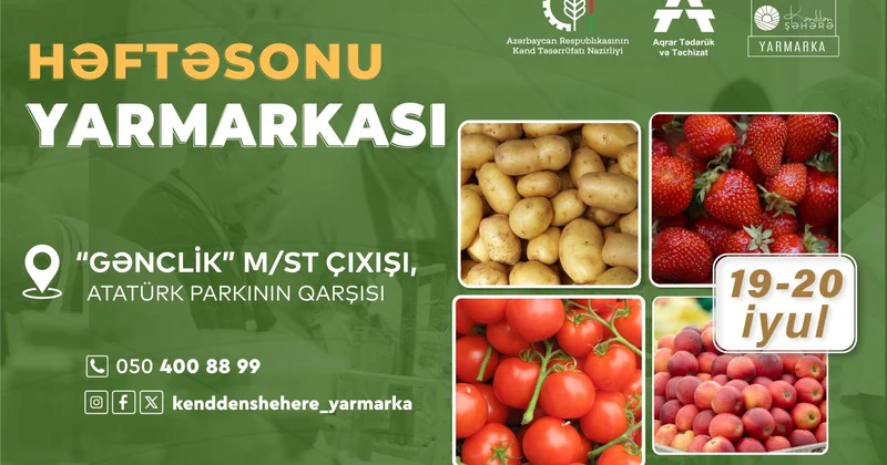 “Kənddən Şəhərə” yarmarkası təşkil olunacaq