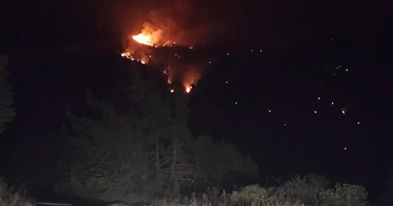 Laçında baş vermiş yanğın söndürüldü