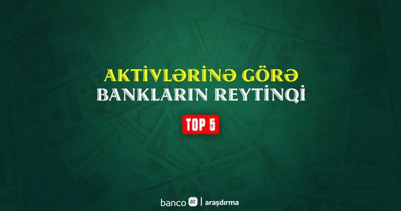 Aktivlərinə görə Azərbaycanın ən böyük 5 bankı
