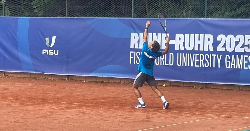 Almaniyadan birbaşa: Tennisçimiz 1/16 finalda FOTO