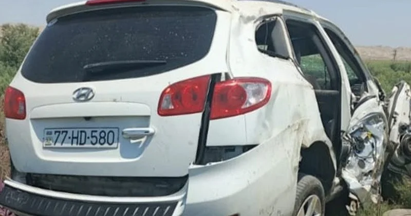 Тяжелая авария в Геранбое: есть погибшие и пострадавшие