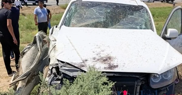 Goranboyda qadın sürücü ağır qəza törətdi Ölənlər var (FOTO)
