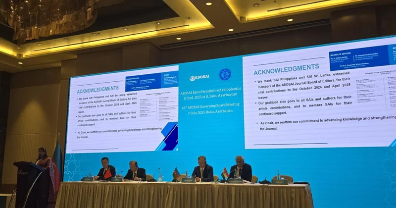 В Баку представили бюджетный план ASOSAI на 2026 2028 годы