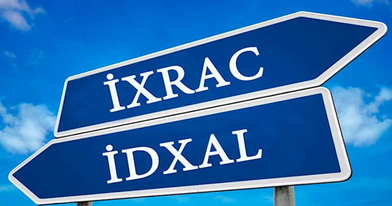 İxracın 60% i 2 ölkənin, idxalın isə 45% i 3 ölkənin payına düşüb