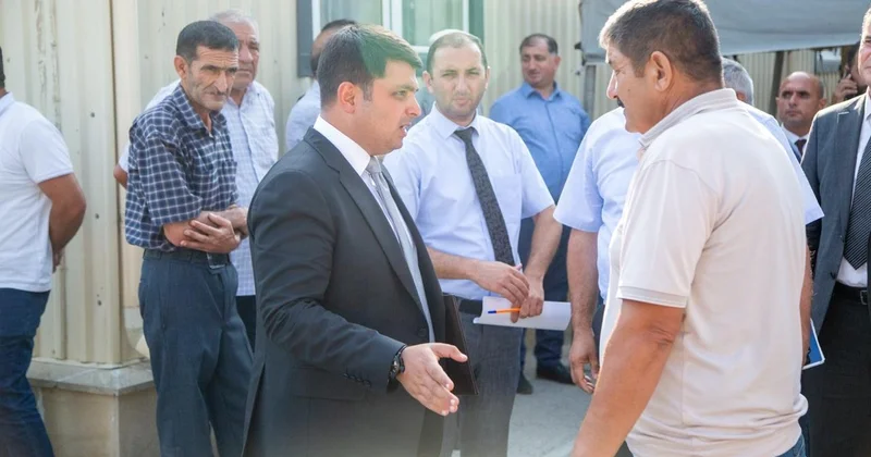 Neftçalanın icra başçısı səyyar görüş keçirib FOTOLAR