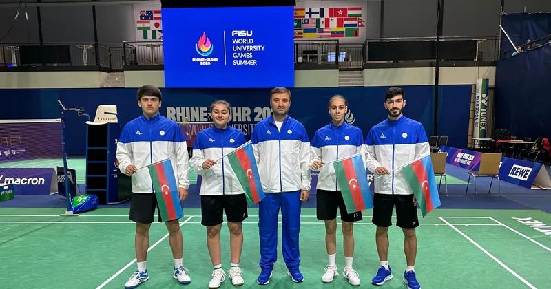 Universiada: Badmintonçularımız Taylanda uduzub