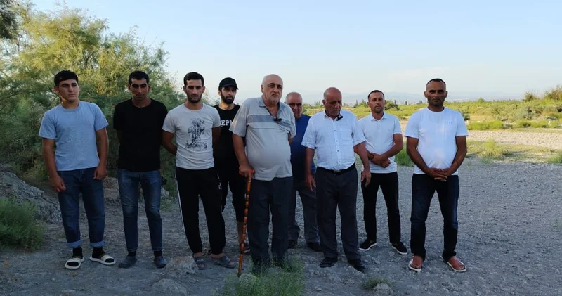 Kəndin örüş otlaq sahəsində süni göl yaradılıb SAKİNLƏR NARAZIDIR