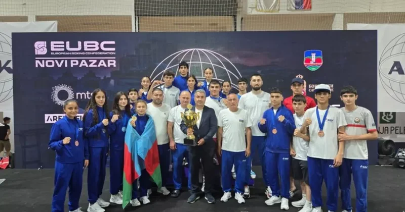 Азербайджанский боксер завоевал медаль на чемпионате Европы в Сербии ФОТО