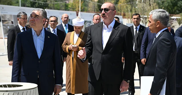Liderlər Yeni Şuşa məscidində Fotolar