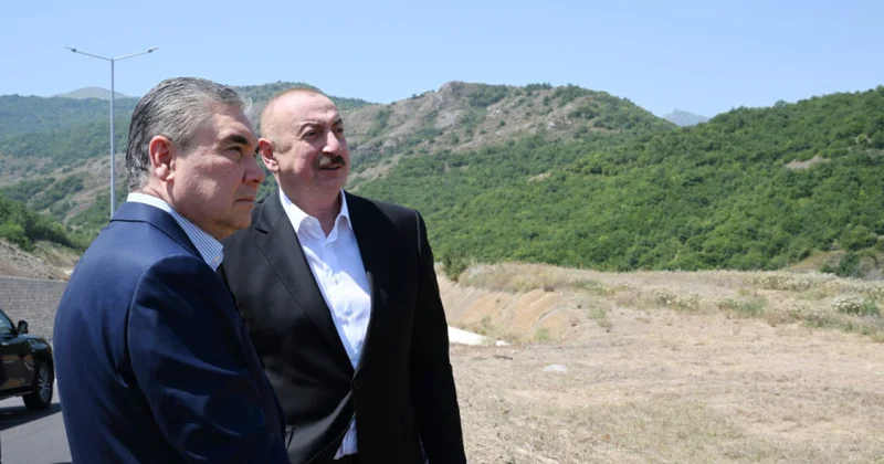 Liderlərin Qarabağa səfərinin VİDEOSU