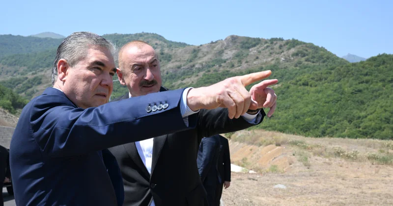Liderlər Şuşanın Daşaltı kəndində GÖRÜNTÜLƏR