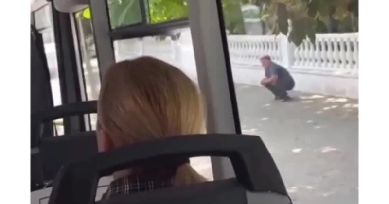 Bu dəfə Dağıstanda avtobus sürücüsü sərnişinlərdən küsdü (Video)