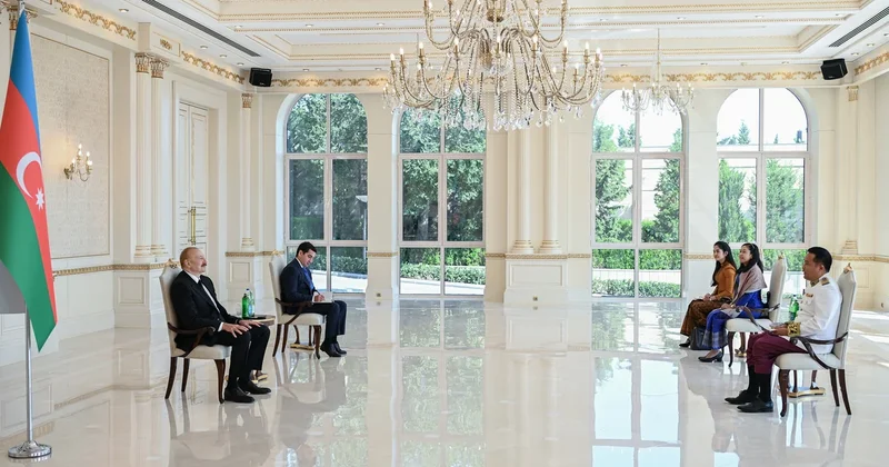 Prezident Kambocanın ölkəmizə yeni təyin olunmuş səfirini qəbul etdi FOTO