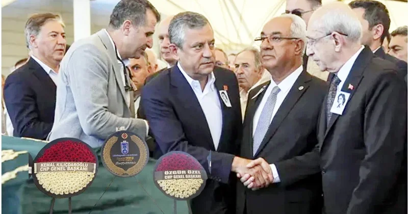 İki çələng, bir ünvan: Özgür Özəl və Kılıçdaroğlu dəfn mərasimdə üz üzə gəldi