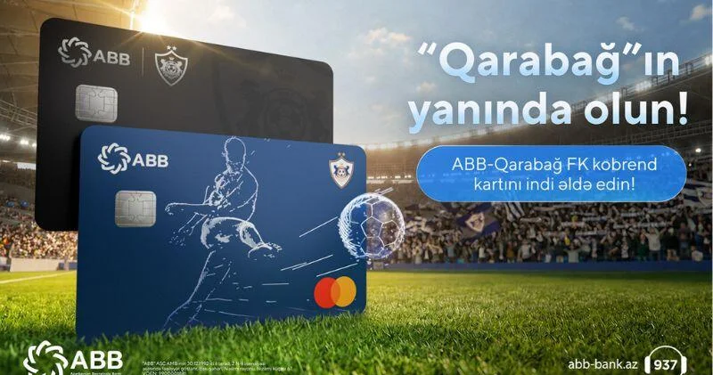 Кобрендинговая карта ABB Qarabağ FK уже доступна для заказа в Банке ABB (R)