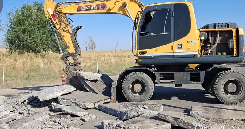 До +70°C: в Казахстане плавится бетон