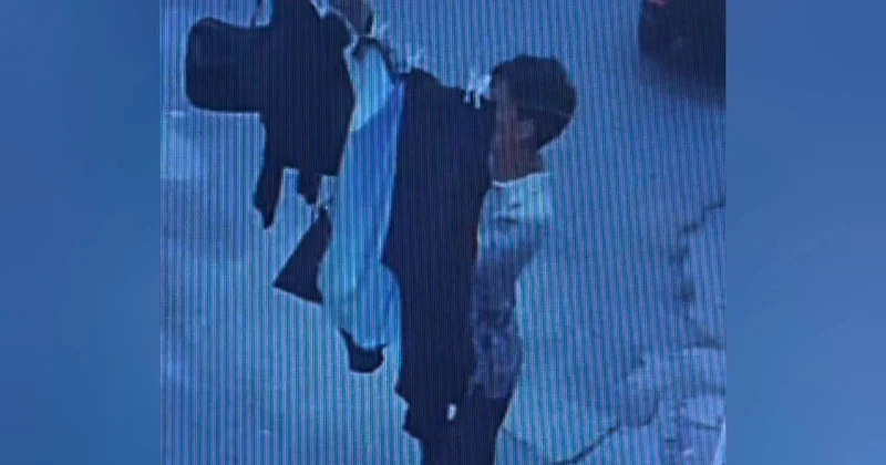 Bakıda kişi zivədən asılmış şalvarı oğurladı VİDEO